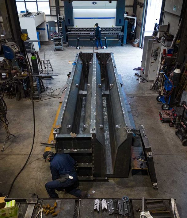 cassero per prefabbricati