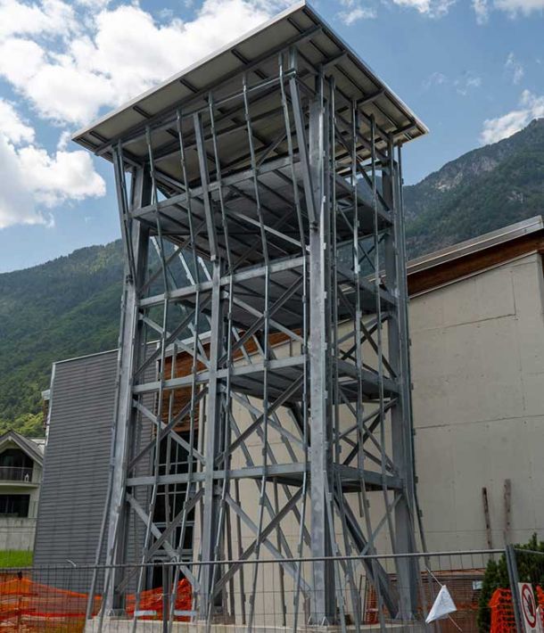 struttura per parete arrampicata