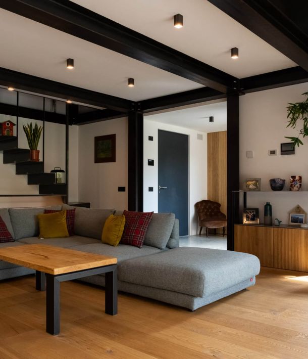 travi strutturali soggiorno