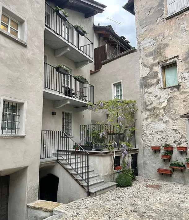 parapetto esterno in ferro